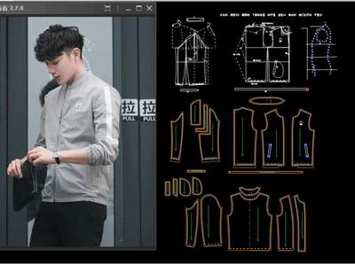 從紙樣到成衣 男式Polo衫與立領夾克衫的服裝打版制圖全解析